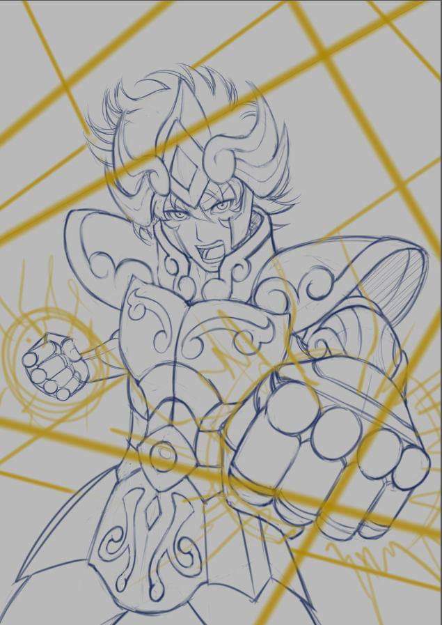 RogerGoldstain's tweet photo. Aioria de Leo - Lightning Plasma!
#proccess and #details #saintseiya #聖闘士星矢 #loscaballerosdelzodiaco #goldsaint #fanart #sketch #lineart #Aioria de #Leo #LightningPlasma #RogerArt #RogerProducciones https://t.co/m5W3OT6sXw