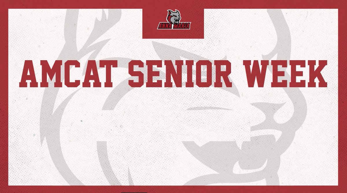 goAMCATS's tweet photo. This week marks the final week of the spring semester here at Anna Maria. Throughout the week, we will be honoring our senior student-athletes in a variety of ways that you can read about below. #AMCATNation #UnitedAsOne #AMCATS4Life
STORY ➡️ https://t.co/0EgT6zdkG2 https://t.co/D94e1mYPN9