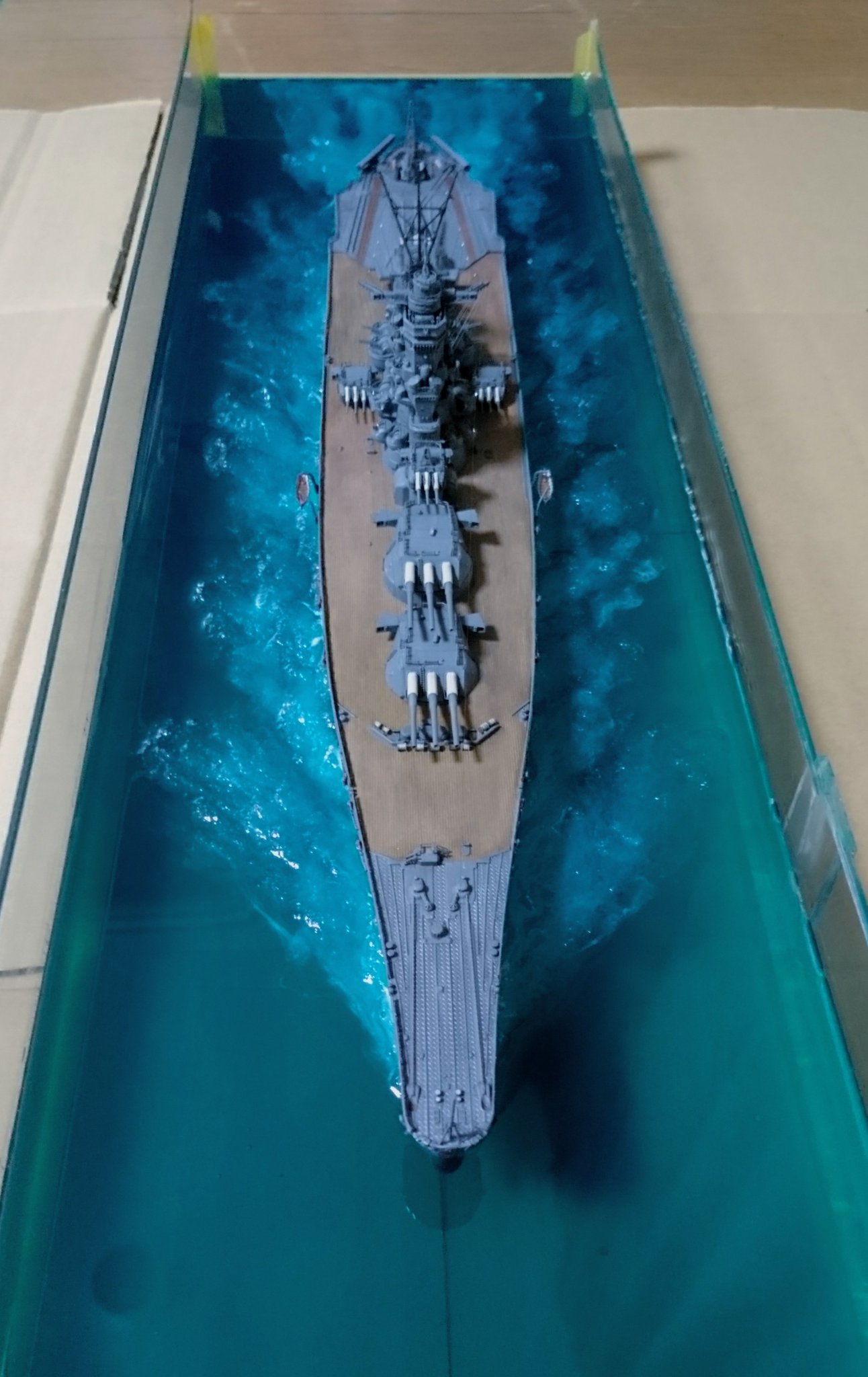 戦艦大和のラジコンや呉軍港のジオラマ レジン 塞がっ 戦艦大和のラジコンや呉軍港のジオラマ レジン 塞がっ
