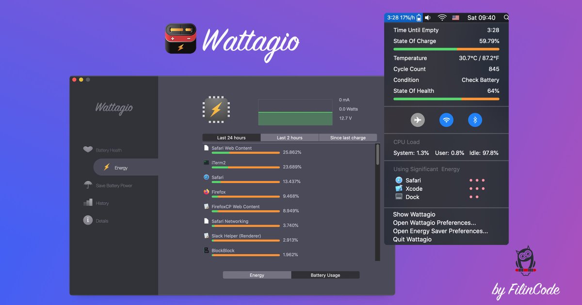 FilinCode's tweet photo. Does your Mac battery run out quickly? Control apps that consume a lot of energy🧐
#FilinCode #Wattagio #Apple #Apple_app #AppleApp #macOS #macOS_app #Mac #Mac_app #MacApp
Download and try it: https://t.co/4AryMbzScX https://t.co/6aCstCuPOu