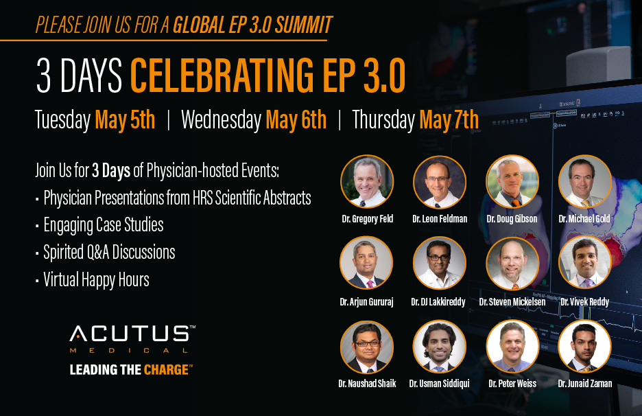 elyarghafoori's tweet photo. I’m so proud to be a part of 
@AcutusMedical, bringing together science &amp; physicians online for a virtual summit. While HRS2020 was canceled, we rallied with the EP community to create an amazing program. #EPeeps. 
Reserve your seats: https://t.co/9sNyuFdmVa https://t.co/Rh8NsZ5SKW