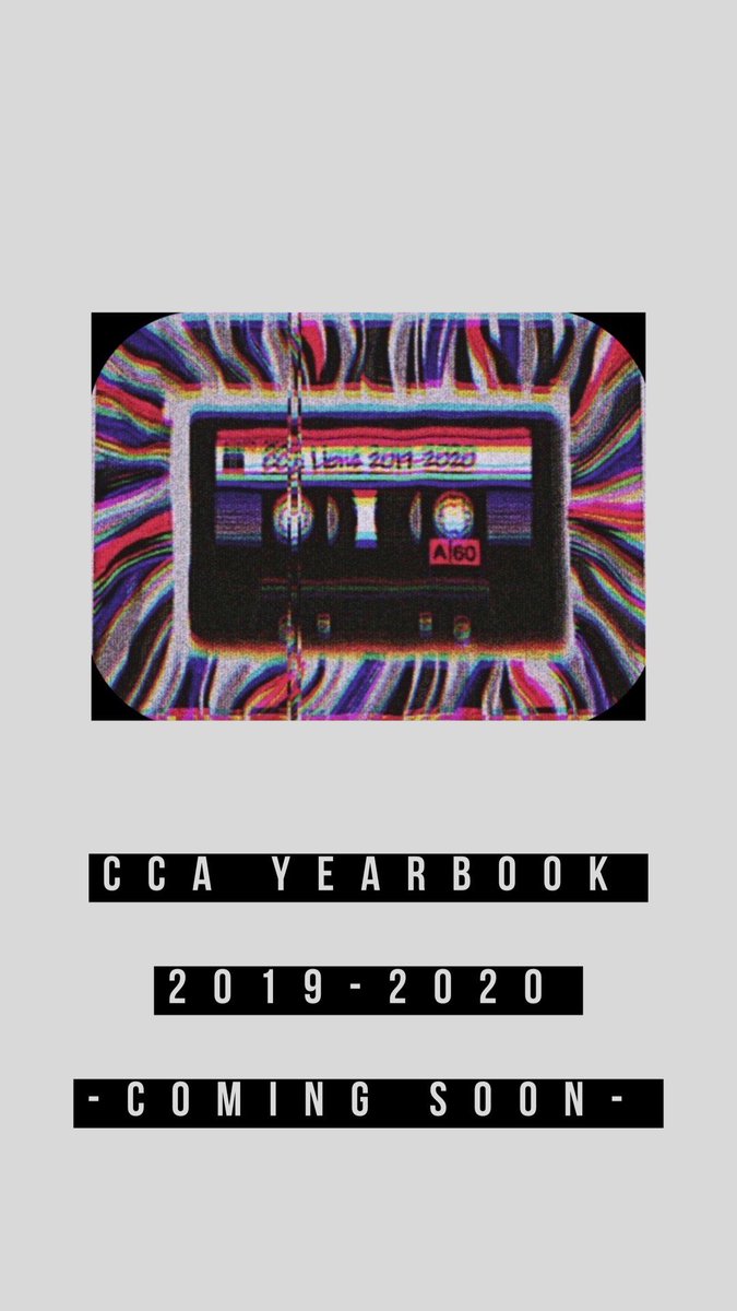 CCAOrmond's tweet photo. CCA 2019-2020 Yearbook - coming soon https://t.co/DdABoxEFKF