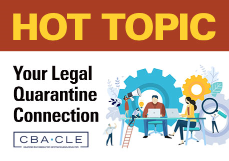 cleincolorado's tweet photo. 📢This week, broaden your knowledge and skills with two COVID-19 hot topic #CBACLE programs:
Tue, May 5 at 1:30PM IP Protection During and After the Pandemic, https://t.co/efqwBhGKt8
Wed, May 6 at 1:30PM Real Estate Closings and COVID-19 https://t.co/ZCIG8wPRzb
#ColoradoCLE https://t.co/MrpXKjTYrc