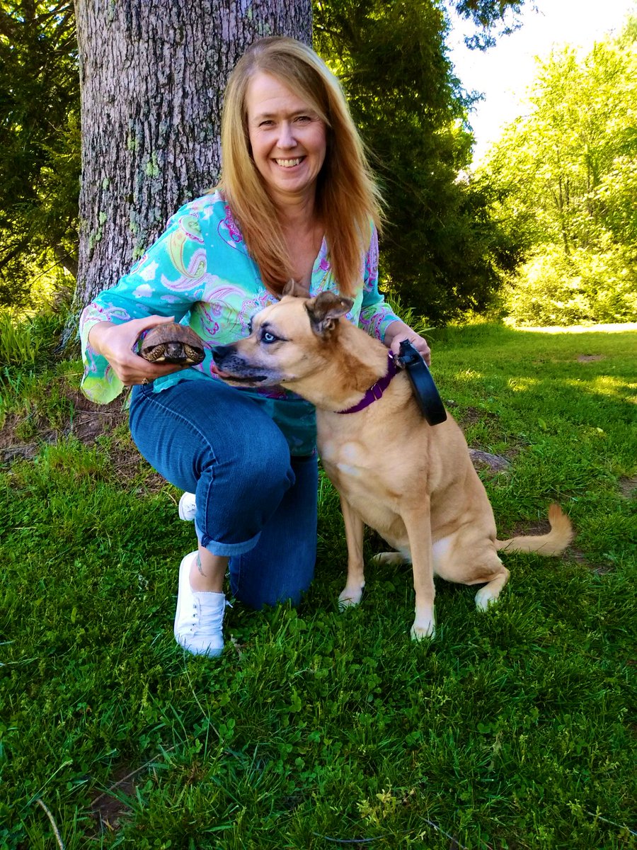 JeriBanghart's tweet photo. Spirit Week- Today is pet day. I have Sassy, my sweet pup, and our class pet Mr. Grumpy, a turtle, to keep me company! #IgniteLearningBCPS https://t.co/NMgrxgB4mH