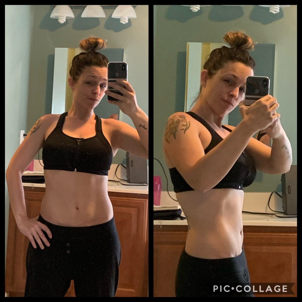WorkLifeCoExist's tweet photo. Messy hair don’t care - Check out my BEFORE and AFTER from focusing on myself, my health, &amp; my fitness! Thanks @Beachbody !

#fitness #goals #toned #fitmom #beachbody #21dayfix #liift #cardio #selflove #selfcare #healthymind #healthybody #core #lean #muscle #fitmom #momof6 https://t.co/PqXzlnL2BS