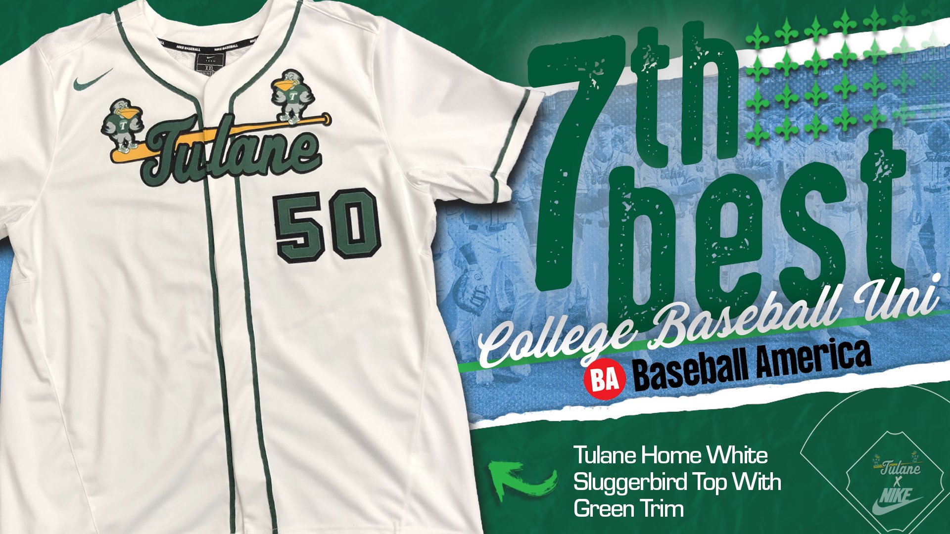 tulane baseball jerseys