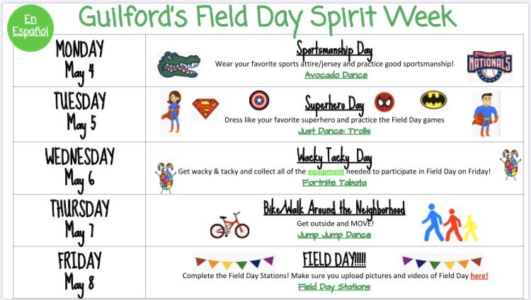 Active_Gilly's tweet photo. Rocking my lucky @Nationals shirt for Sportsmanship Day while I gather equipment for @OPENPhysEd #NationalFieldDay @GuilfordEle  #GatorsDeserveIt20 #GatorDone #LCPSFieldDay #FieldDaySpiritWeek https://t.co/r6o4OOhU2e