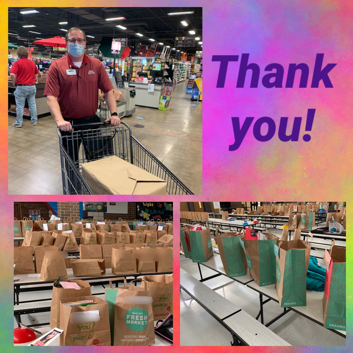 We can’t say thank you enough to Brookshires for donating 500 paper sacks and to Braums for donating 100 paper sacks to Emma. It made distribution time so much smoother and more organized during this difficult time. <a href="/emmaelem/">Emma Roberson Elementary School</a> <a href="/granburyisd/">Granbury ISD</a>  <a href="/brookshires/">Brookshire’s</a> @Braums_Inc