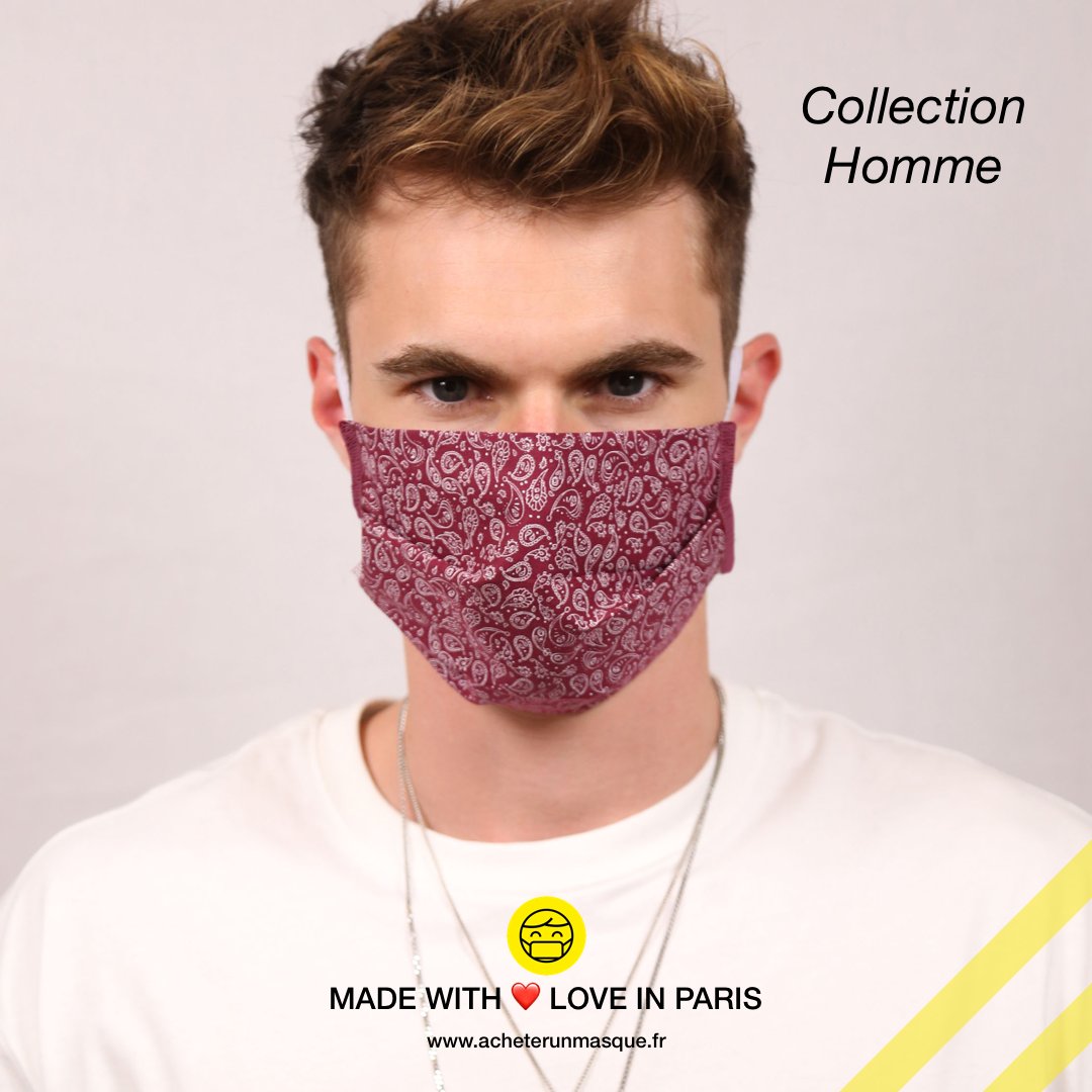 Découvrez nos collections de #masquespourtous 
#masquesolidaire : #AcheteTonMasque=#AcheteSonMasque 
Pour 1 masque acheté nous offrons 1 masque à une association pour une personne dans le besoin ! #Deconfinement 👉acheterunmasque.fr