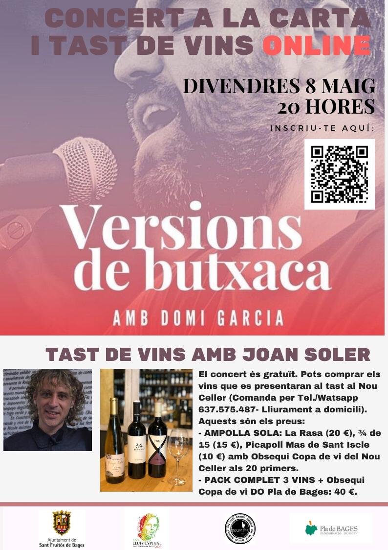L’Ajuntament de Sant Fruitós de Bages programa un concert a la carta🎤 acompanyat d’un tast de vins 🍷ja.cat/igk45 <a href="/dopladebages/">DO Pla de Bages</a> @CellerNou  #SFB #santfruitós