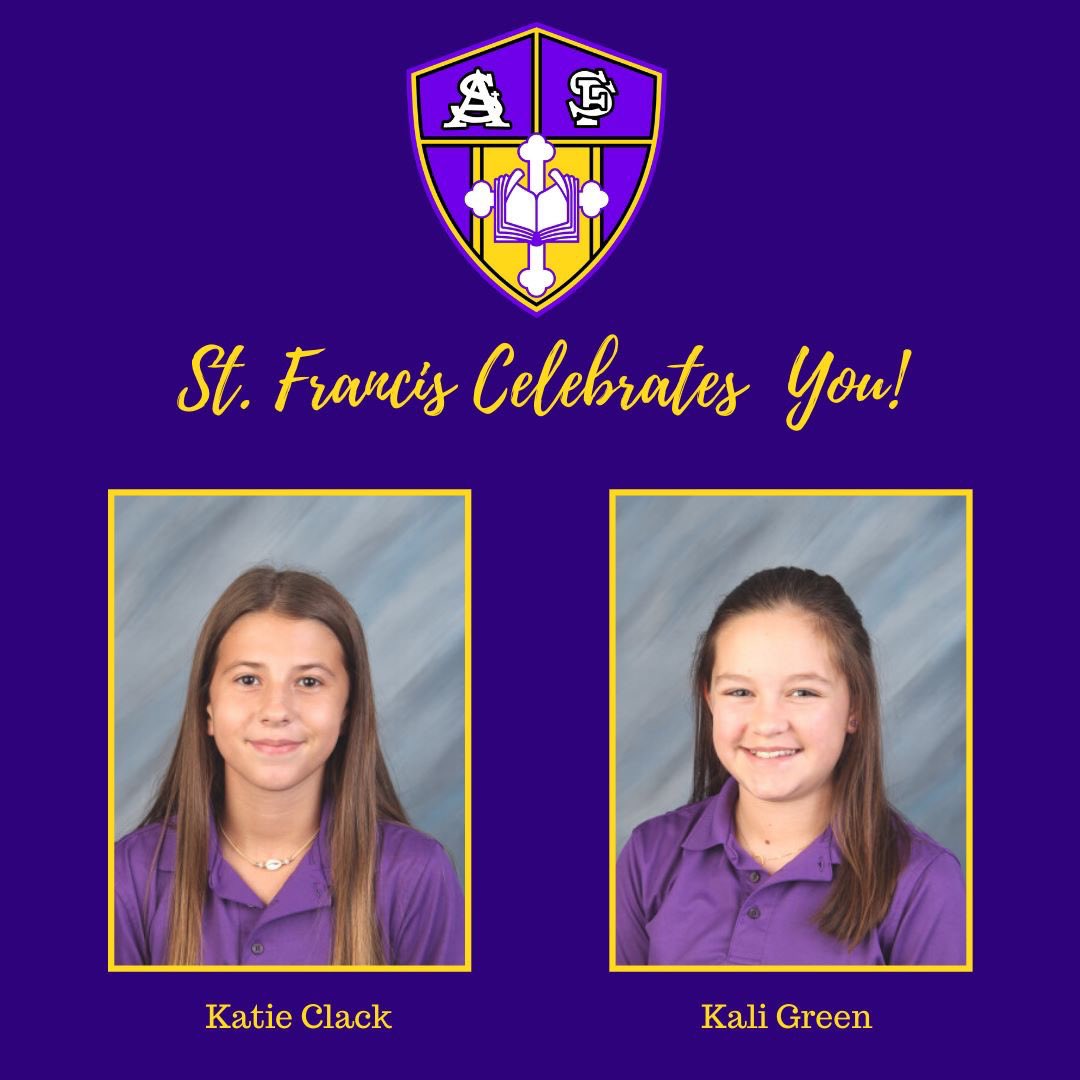 VburgCatholic's tweet photo. St. Francis celebrates YOU!
St. Aloysius welcomes YOU this Fall 2020!
Congratulations to our 6th grade students!
#VicksburgCatholicSchool #1school1family #FlashesFamily #VCSWillRiseUp #VCSMakeARuckus https://t.co/Q1GsKKdSIM