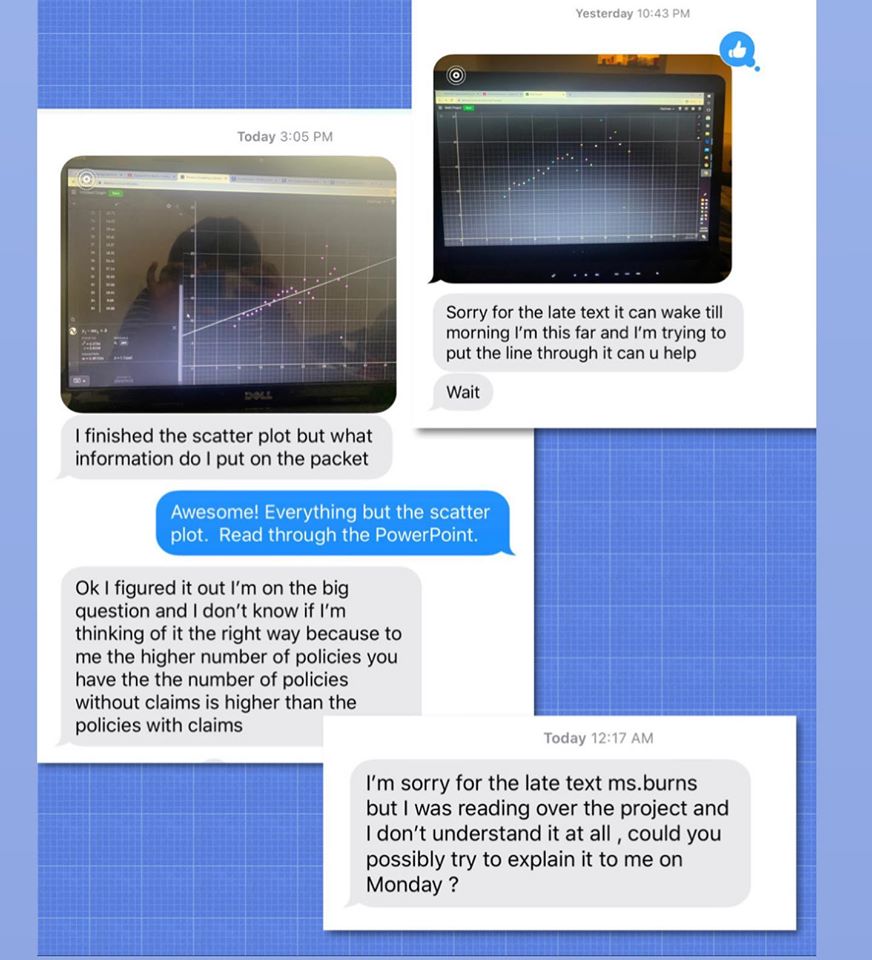 Bethsappe's tweet photo. Hey @BaltCitySchools! #HappyTeacherAppreciationWeek Math Spotlight #1. LaShaviar Burns: Teacher at @Carvn_Champions Take a look at the work her students are completing around the clock. This true dedication and perseverance by both teacher and students is amazing. #BCPSmathrocks https://t.co/CMOqcXUbZU
