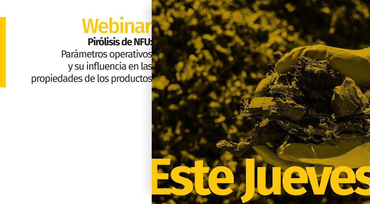 sltcaucho's tweet photo. 💻 Este jueves tendremos un nuevo e imperdible #webinar: #Pirólisis de #NFU: Parámetros operativos y su influencia en las propiedades de los productos por @marialexpi

➡️ Regístrate 100% gratis 
https://t.co/4U9F5hj1My https://t.co/HB6mcq94Zx