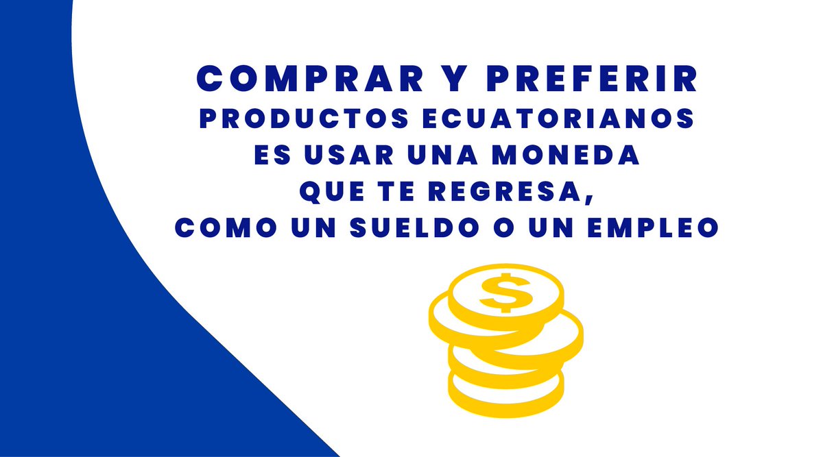 MinTrabajoEc's tweet photo. Es momento de unirnos, ser un solo puño para sacar adelante a nuestro país.

¡Compra productos hechos en el país!
#JuntosEcuador https://t.co/3GqOqIxTTj