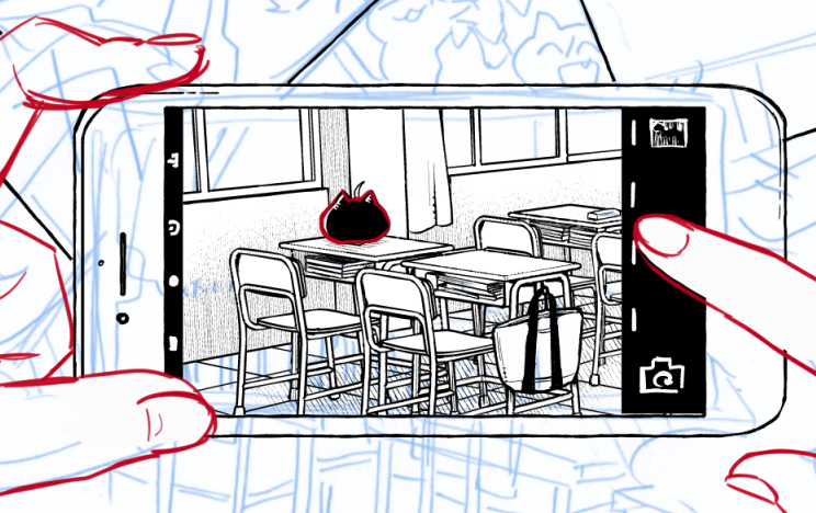 学校が舞台の漫画描いている人はすごいなぁと思いました。作文 