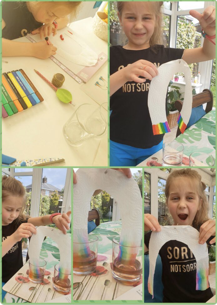 StAugustinesCPS's tweet photo. Olivia has grown her own rainbow! How amazing! #year1homelearning #science https://t.co/NzGkvXrLBi