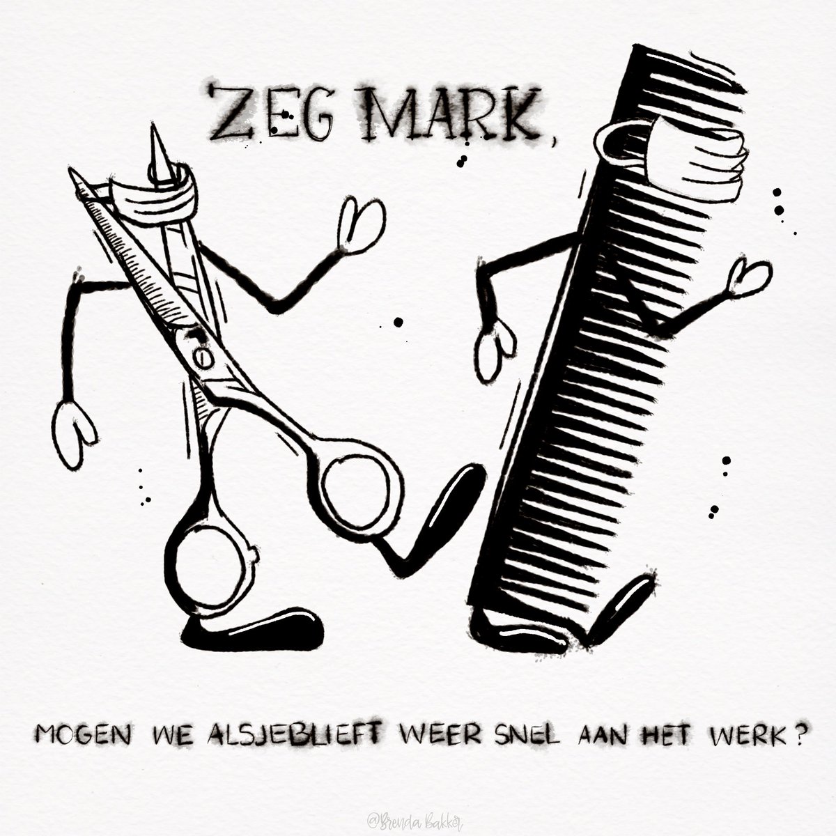 deKwebbel's tweet photo. #mark #markrutte #rivm #kappers #kapper  #contactberoep #COVIDー19 https://t.co/LkEeTzSq53