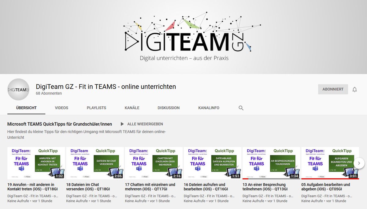 schlieszeit's tweet photo. Erste QuickTipps zum Arbeiten mit MS TEAMS für Grund- und Mittelschüler und Lehrer heute online gestellt! Gutes DigiTeam! https://t.co/MljSl12Kcc https://t.co/tHvyq0hgp5