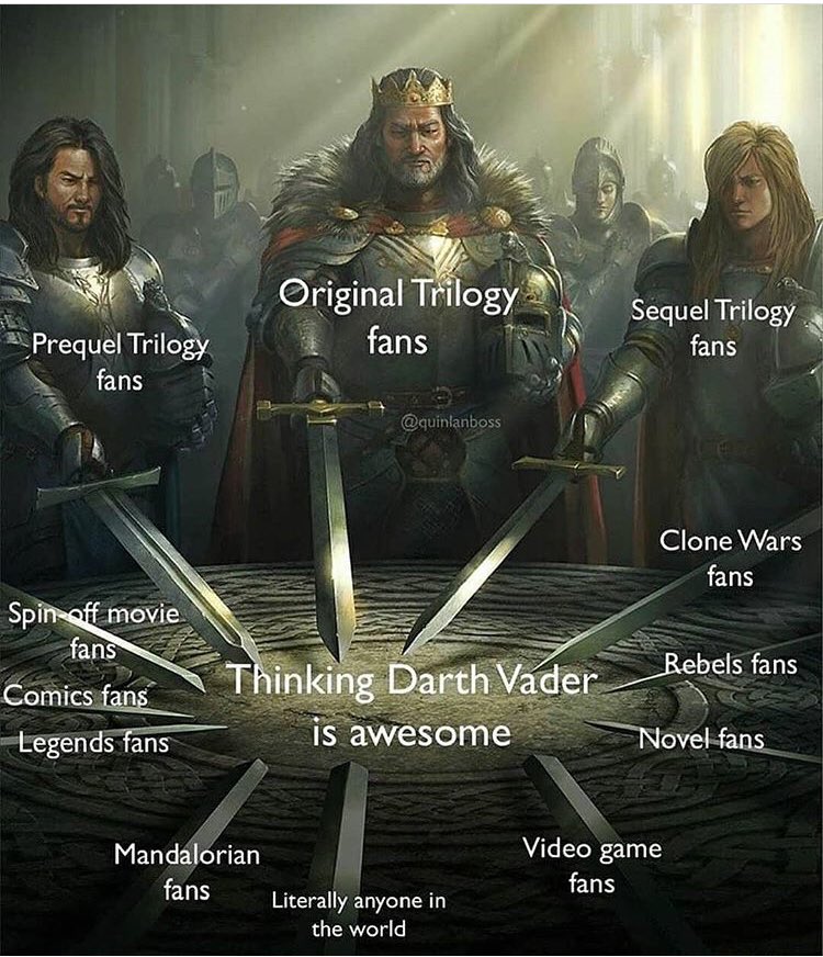 Darth Vader’s the best no cap