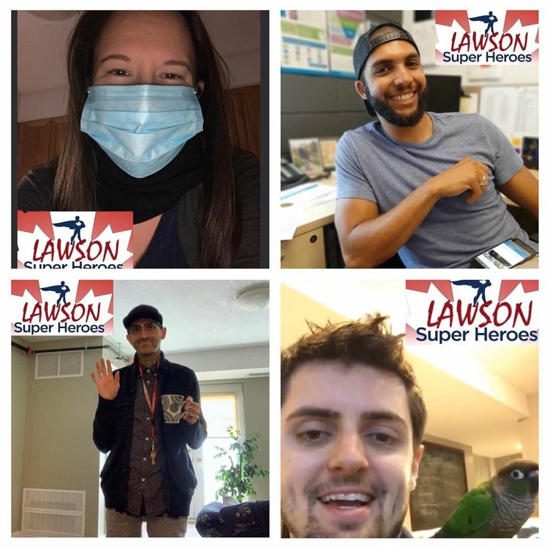 salmhamilton1's tweet photo. Happy Monday!  We are proud to have such wonderful people providing #essentialservices!  #thankyou Johnathan, Jason, Cindi and Paolo!  #lawsonsuperheroes #HamOnt #hamontheroes #MeetTheTeam https://t.co/I01GOSzllc
