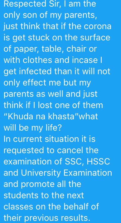 murtazahaq2's tweet photo. @ImranKhanPTI @Shafqat_Mahmood @DrMuradPTI @PITB_Official @nadeemmalik @HamidMirPAK @ImranIsmailPTI @FirdousAshiqAw1 @UsmanAKBuzdar @CMShehbaz @biselahore123 @FBISEOfficial @ArifAlvi
#Saynotoboardexams 
#cancelboardexam2020 
#CallOfBoardExams 
#COVIDー19

#StayHomeSaveLives https://t.co/A6W5FSMIjp