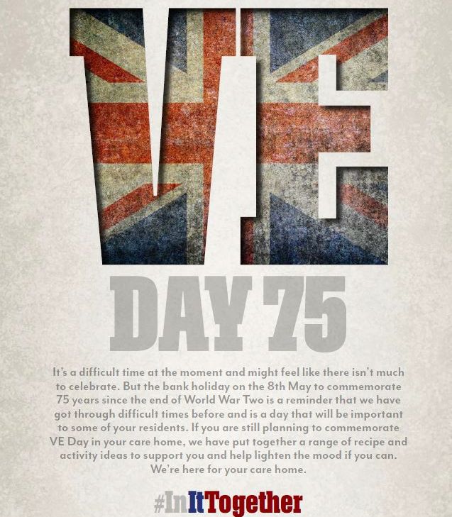 BidfoodUK's tweet photo. We’re still celebrating #VEDay75 this Friday and we want to celebrate together 🇬🇧
We’ve put together a pack to support our #CareHome customers who want to create the perfect stay at home celebration for their residents: https://t.co/DiZrwWPlC4
#InItTogether https://t.co/59k6bAt9V0