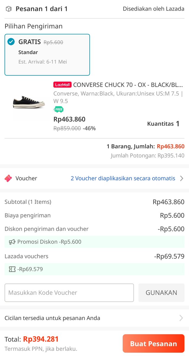 RacunBelanja's tweet photo. Diskon Converse 40% ‼️
Banyak tambahan voucher 
Converse 70 harganya segini

Link pembelian:
https://t.co/qzLr7DJ2Vm https://t.co/vbK4qQxDJI