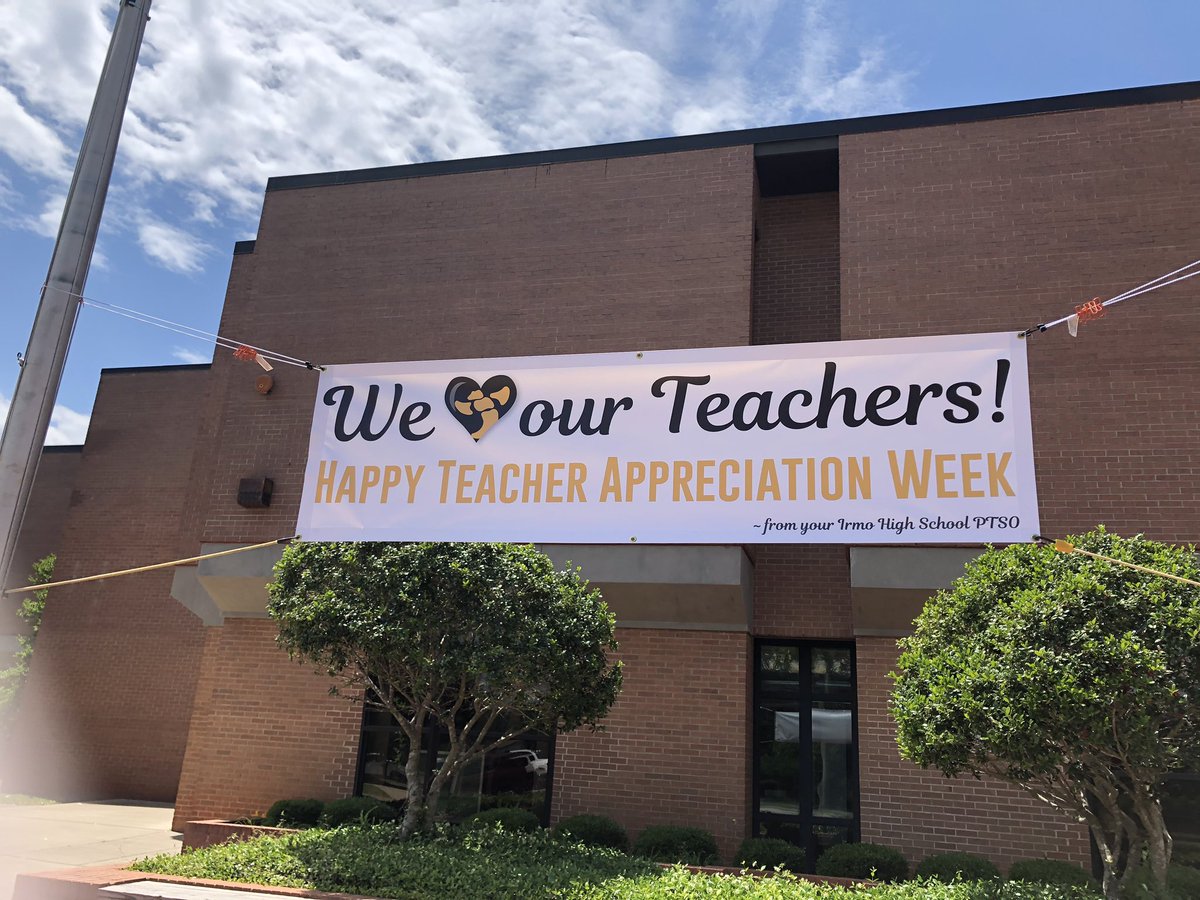 tonik1220's tweet photo. Happy Teacher Appreciation Week  @IrmoHigh. The @IrmoPtso appreciates all that you do for the Yellow Jackets!🐝🙌☝️👏👏👏👏👏👏👏👏👏👏👏👏👏👏👏👏 https://t.co/gmIa4c2Ec6