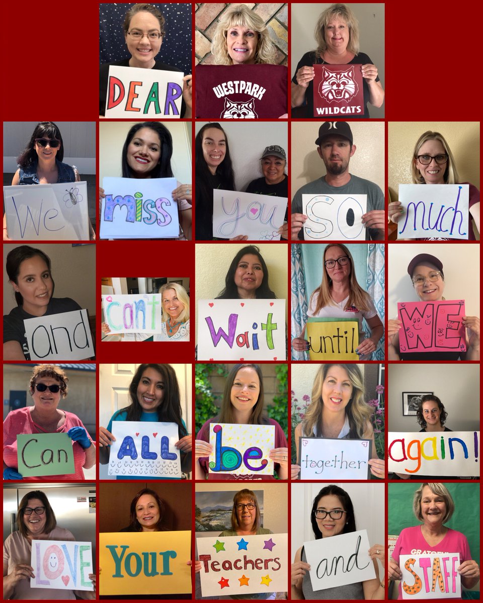 wes_elementary's tweet photo. We miss our Wildcats! https://t.co/zjwEbsIXzp