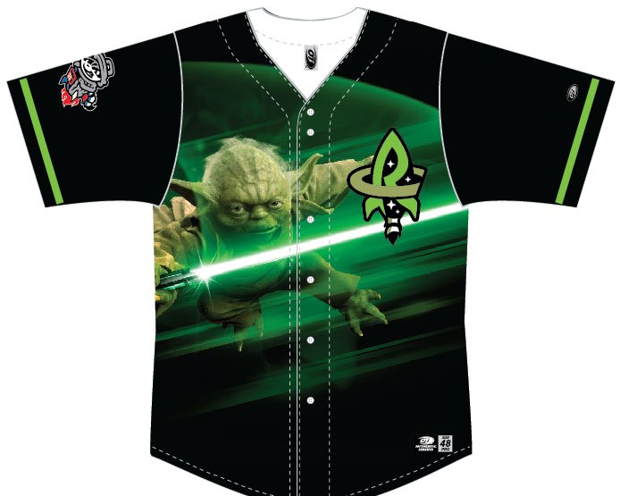 Rocket City Trash Pandas on X: Our first specialty jersey auction goes  down this Thursday for #StarWars Night! ✨ #TheMandalorian uniforms will be  up for auction during the game, and we'll post