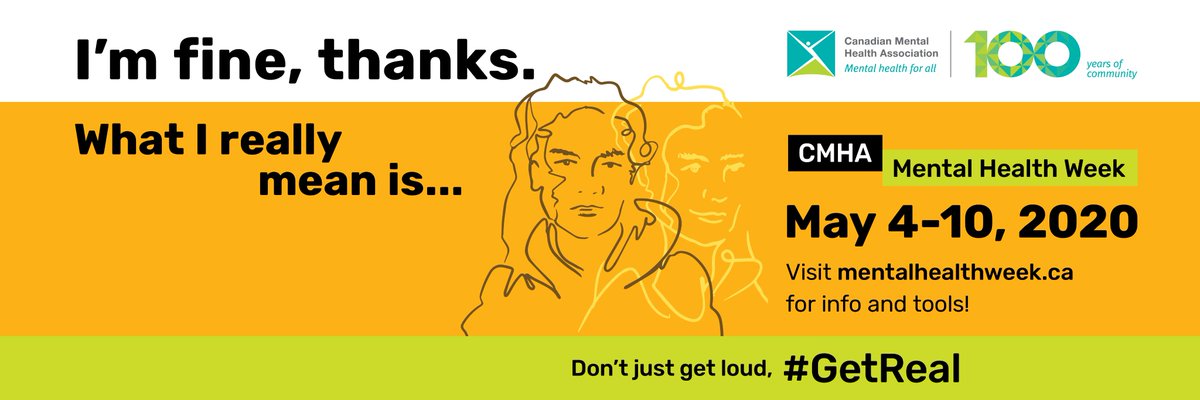 This #MentalHealthWeek, let’s say more than just “I’m fine.” 

Let’s have real conversations and #GetReal about how we feel. We need each other more than ever. 

mentalhealthweek.ca