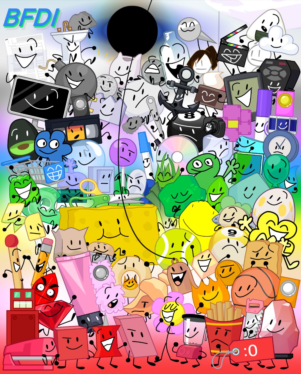 Aether_Ethan on X: All the contestants, recommended characters, and hosts  of the BFDI series #bfdi #bfb #tpot @jacknjellify   / X