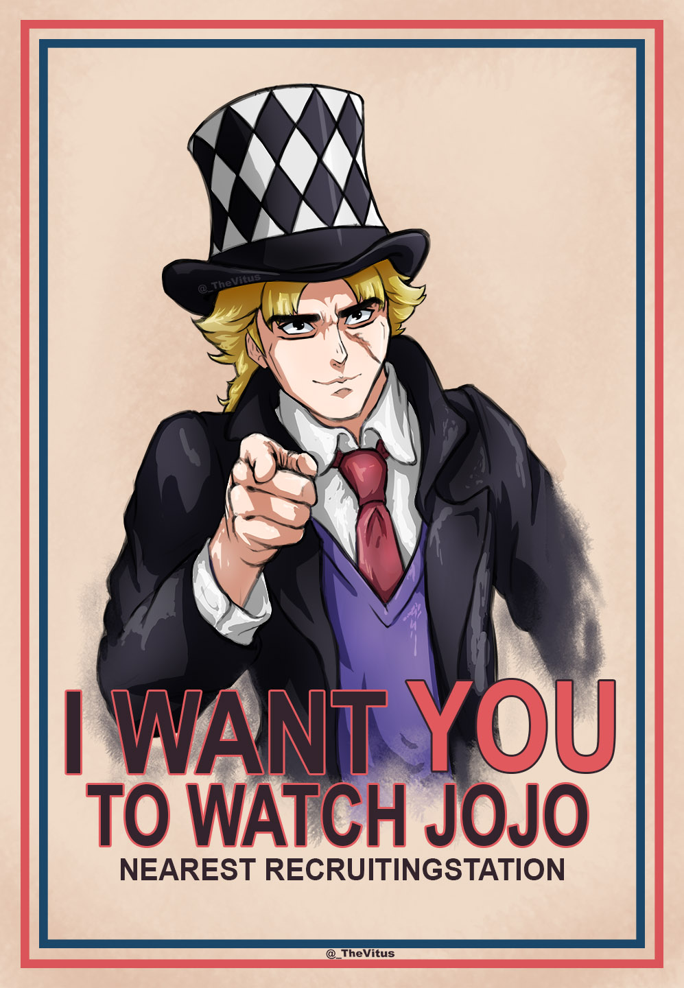 Vitus Commissions Open Started Wathcing Jojo Recently And I Have To Say I Quite Enjoyed It So Heres A Little Drawing Of Best Boy Speedwagon Jojo Jojosbizzareadventure Jojopose Fanart