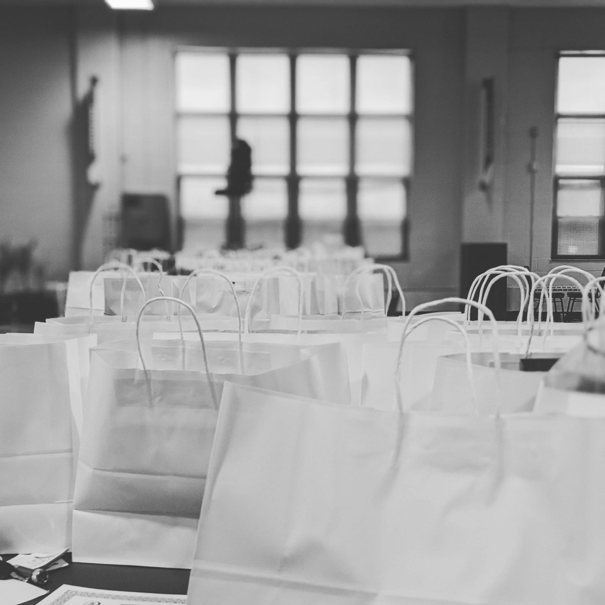 Senior gift bags ready for delivery tomorrow 🙌 #bluepride