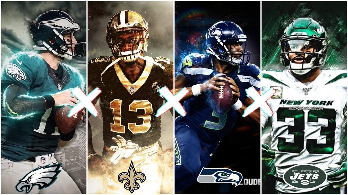 joshbreesus's tweet photo. 🚨BREAKING🚨: The Saints, Eagles, Seahawks and Jets have aligned to form the greatest fan alliance in the NFL 

⚜️ x 🦅 x 🌊 x ✈️ https://t.co/X2A7KQrJ3u