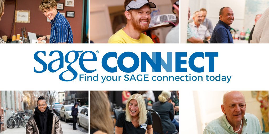 EqualityILL's tweet photo. Do you know an #LGBTelder isolated at home due to #COVID19? @sageusa launched #SAGEConnect to ensure that staying inside doesn't mean becoming #invisible. Volunteers and community members interested in participating can sign up at https://t.co/NSxIekNnmj. #FindYourConnection https://t.co/EOBsfrdLKG