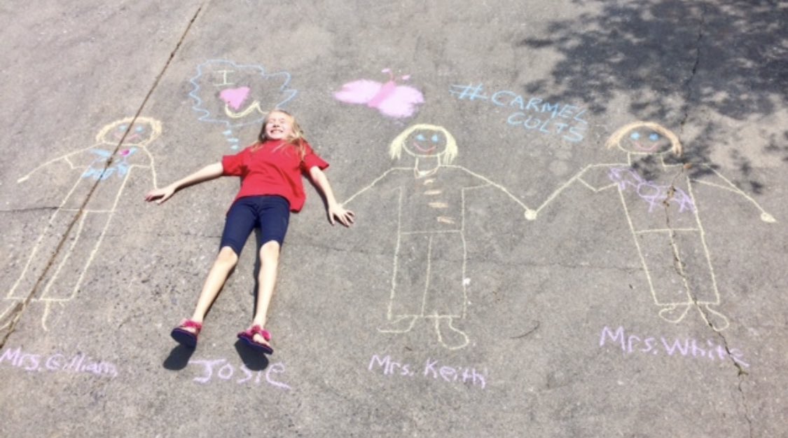 CarmelColts's tweet image. Josie is sending her appreciation #CarmelLife