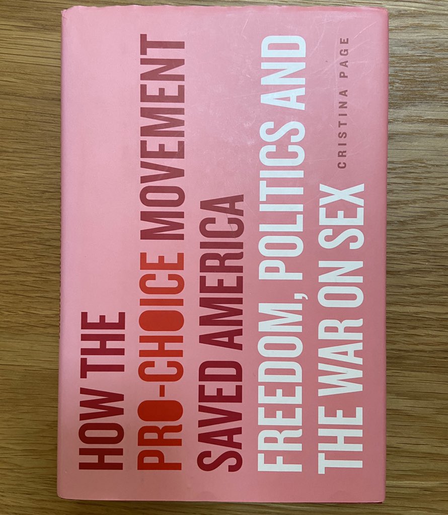 First up, this by Christina Page - it describes how precarious sexual & reproductive rights are in the US & globally. I read this in 2007 and it helped me decide to work in sexual health & made me realise that doctors can be advocates & activists as well. /2