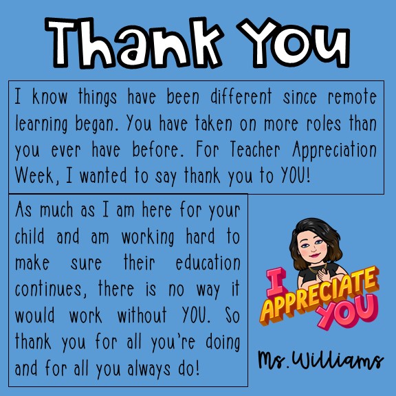 MsLauraWilliams's tweet photo. I love the Twitter Universe and how it connects teachers. I stole this idea from someone here and shared it with my parents today on @ClassDojo (hence the square shape). #thinksmarternotharder #teachershelpingteachers #parentappreciation https://t.co/XPEtahsG9E