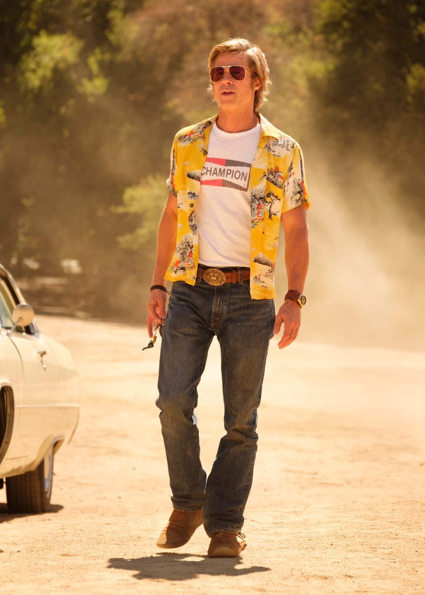 MeninFilm1's tweet photo. Brad Pitt as Cliff Booth in Once Upon A Time... in Hollywood (2019) https://t.co/vTapzo2jo2