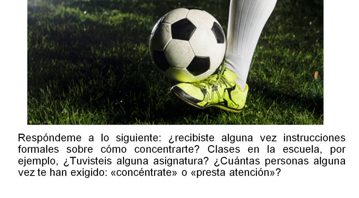 Agradecer a @LvLUp_Coach poder presentar la ponencia “Nos faltó concentración” ¡Nunca más!: Trabajo Mental de la ATENCIÓN/CONCENTRACIÓN en fútbol' en el 2º Congreso Online 'Fútbol: Descubriendo el juego' #psicologiadeportiva descubriendoeljuego.com