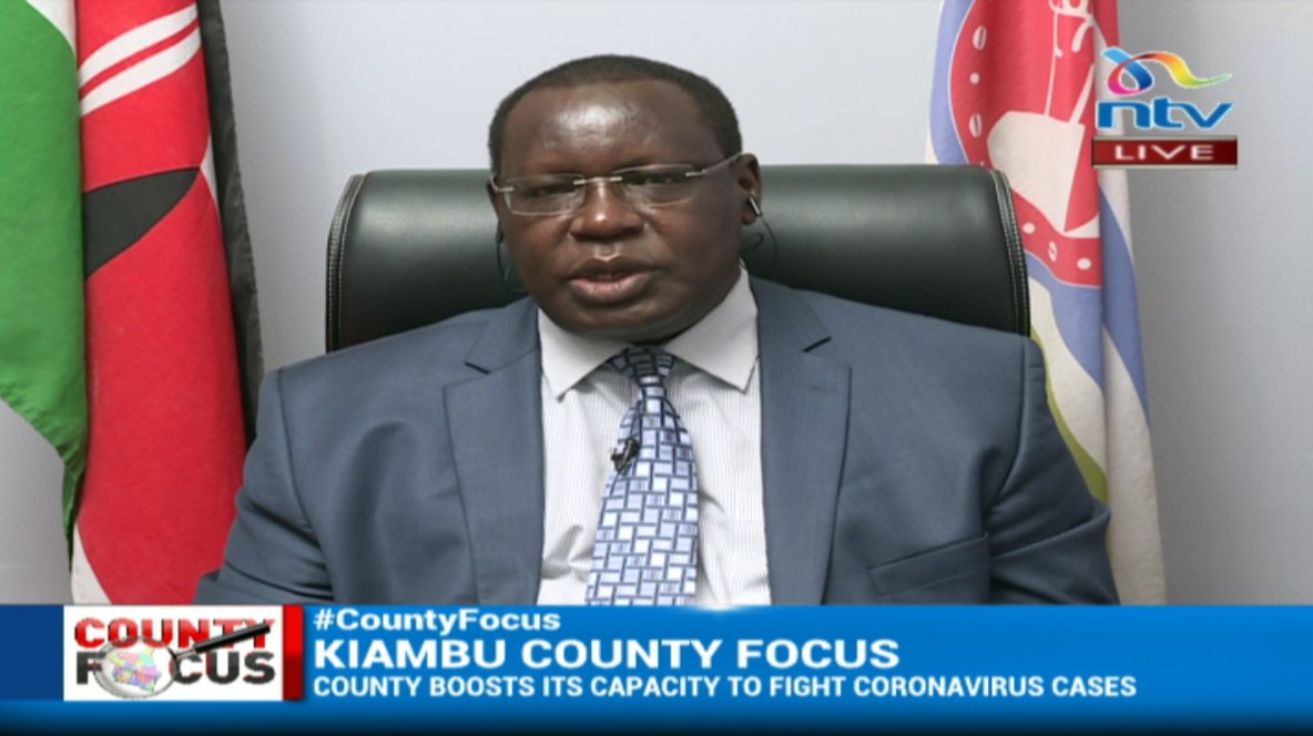 ntvkenya's tweet photo. 'We are going to have first class hospitals with monitors, ICU facilities once we're through with Covid-19.'
Covid-19 has been a wake up call ~ Kiambu Governor James Nyoro.
#CountyFocus @SmritiVidyarthi https://t.co/rPQmCdcBO4