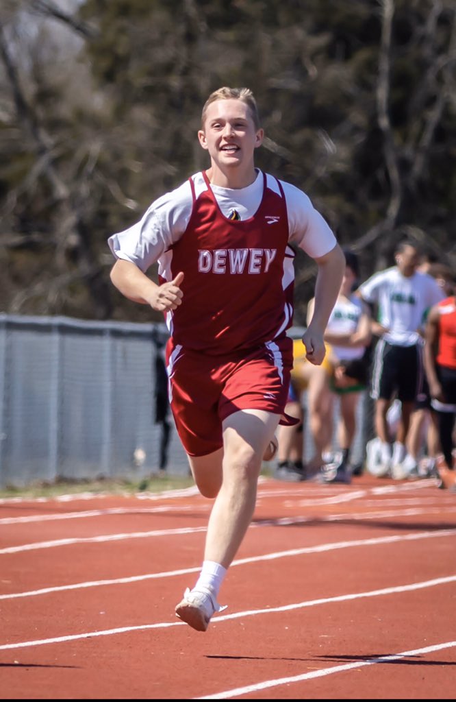 XCdewey's tweet photo. 🏃DEWEY 2020 SENIOR TRACK🏃
-
-     
Senior Jackson Wilson was a sprinter for the Bulldoggers, bringing a unique personality to the team. Dewey Track will not be the same without him!  He plans to pursue a music career. 
#DeweyTrack https://t.co/9a1vE5r613