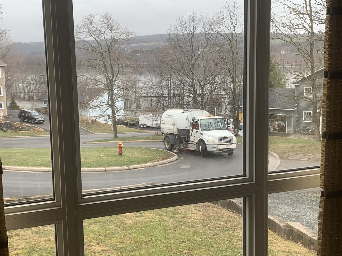 <a href="/CityFredGov/">City of Fredericton</a> I wanted to say THANK YOU to the awesome care and attention of the gentleman operating the road cleaning truck who just was on our street. First did the outside of the court and then two passes on the Center median. Amazing! Much needed! Great Job!!