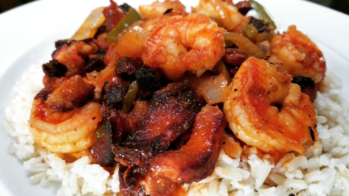 fullonflavor's tweet photo. Yum, yum!
#shrimp #seafood #ham #brownrice #plate #plated #food #foodie #cooking  #cook #chef #ChefJanet #eat #delish #nom #nomnom #dining #dinner #flavor #flavorful #FullOnFlavor https://t.co/SOkASn8wWc