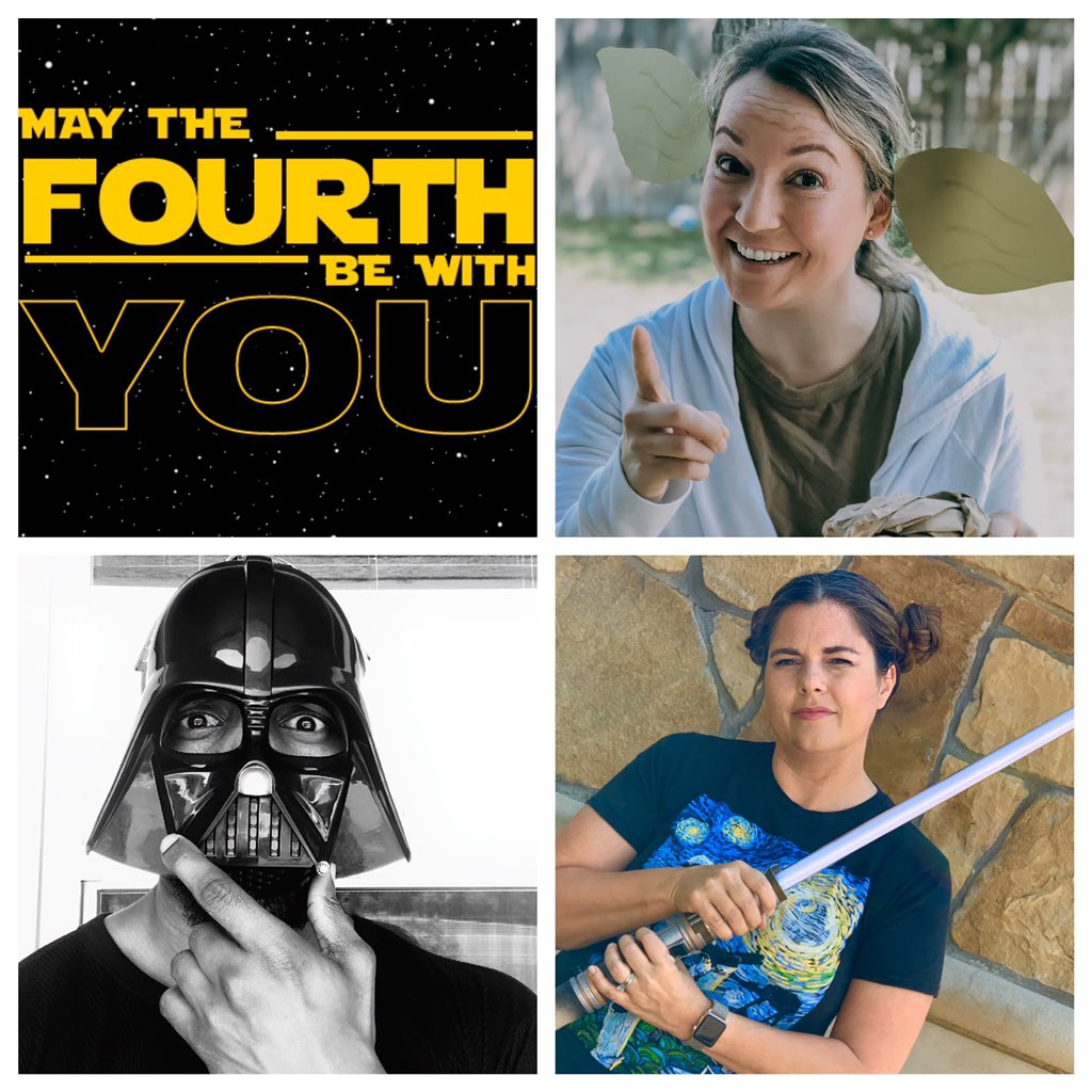kuehlscience's tweet photo. May the 4th Be With You!  Happy Star Wars Day @KeyesTigerCubs #IrvingISDRollCall @ZeidlersReaders @RomeroPR22 https://t.co/RkjyWlPaMw