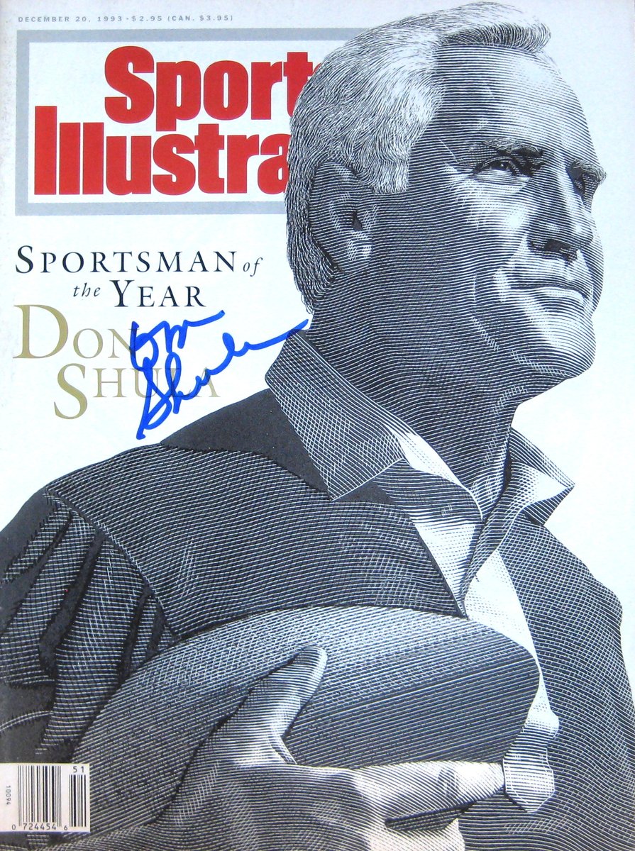 Rest in Peace Don Shula. Legendary man and coach. Always overly polite to me when I met him.