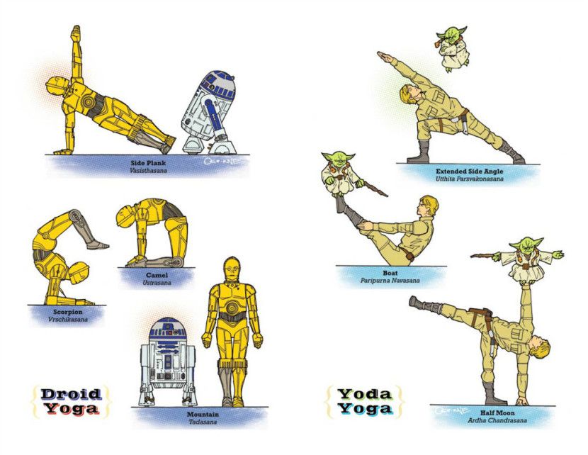 wellroundedguru's tweet photo. May the Fourth be with you all! 

#yogaforeveryone #starwarsday #maythe4thbewithyou #maythefourth #yodayoga #droidyoga https://t.co/WM43Z3rubd