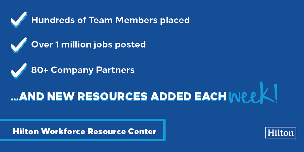 We continue to look for ways to support #TeamHilton during this unprecedented time. We hope all those who wish to find a temporary opportunity are able to find the right match. That's why we have updated the site to offer even more resources. Learn more at ms.spr.ly/6012T96WA