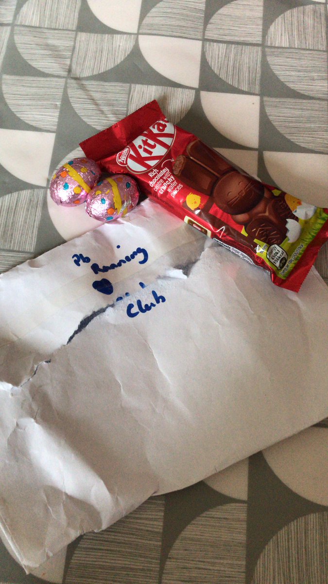 running_pb's tweet photo. We sent our club runners treats over Easter and lockdown to keep them going 🏃‍♂️🏃‍♀️#PBrunning https://t.co/9kY4blUI8P